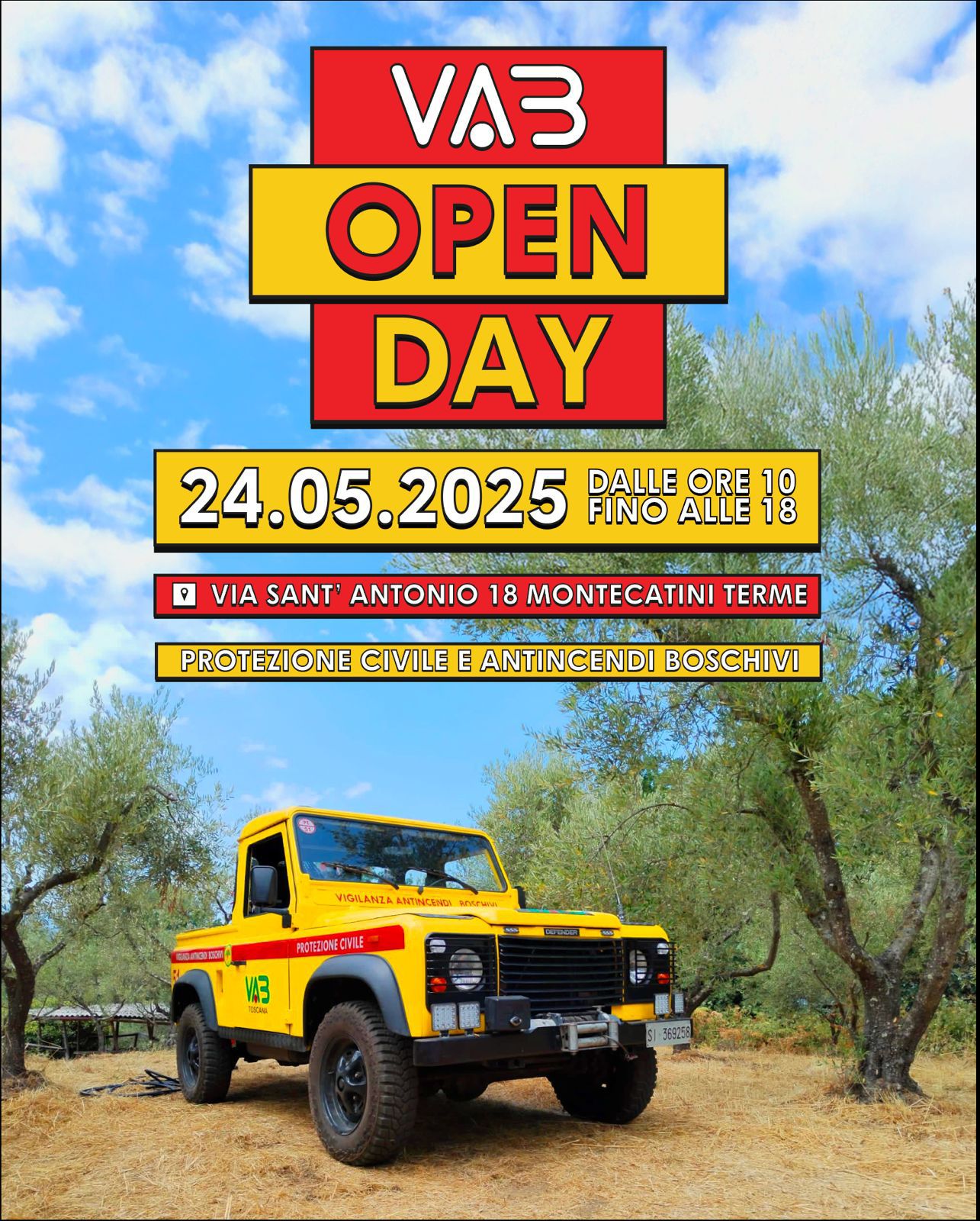 OPEN DAY di Protezione Civile